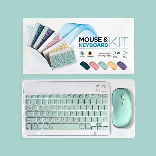 SET TECLADO MOUSE INALAMBRICO VERDE