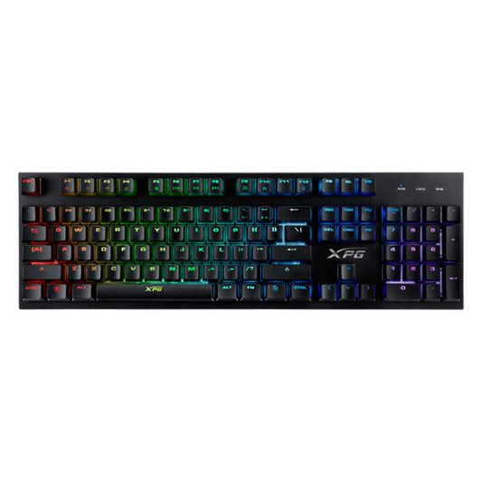 TECLADO GAMING RGB XPG INFAREX K10 MEMBRANA ALÁMBRICO USB INGLÉS NEGRO