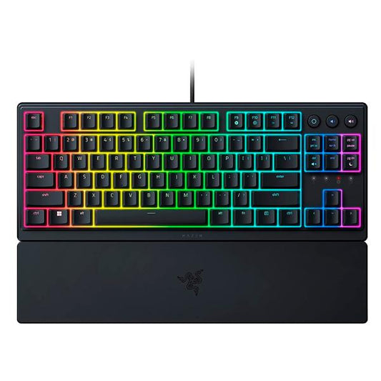 TECLADO GAMING RGB RAZER ORNATA V3 TKL MEMBRANA ALÁMBRICO USB INGLÉS RZ03-04880200-R3U1 NEGRO