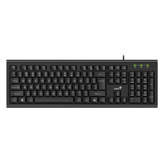 TECLADO GENIUS  KB-113 MEMBRANA ALÁMBRICO USB ESPAÑOL 31300018401 NEGRO