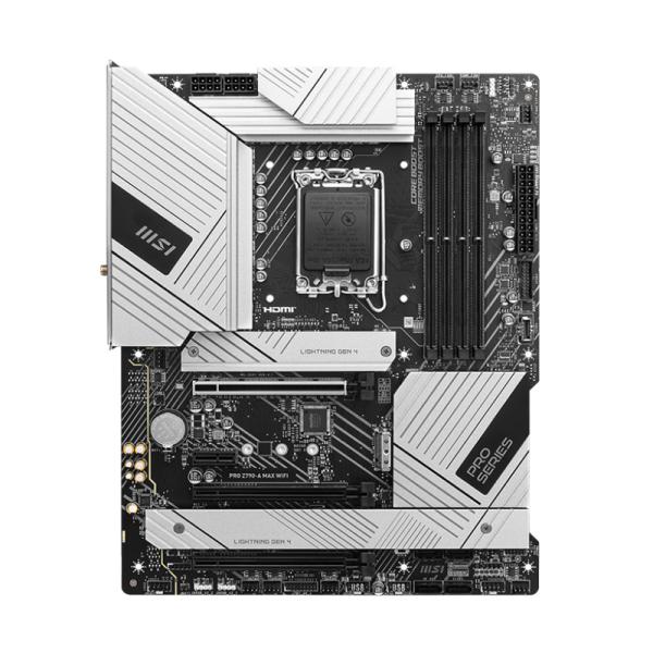 TARJETA MADRE MSI PRO Z790-A MAX WIFI LGA1700 ATX DDR5 911-7E07-014 NEGRO / BLANCO
