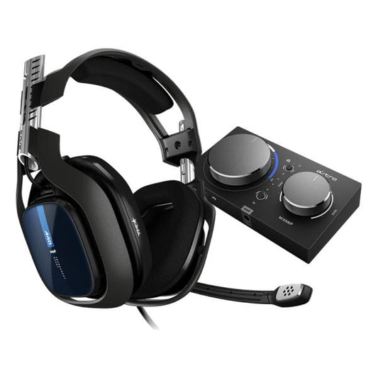 HEADSET GAMING LOGITECH ASTRO A40 MIXAMP PRO TR ALÁMBRICO 3.5MM PARA PS4 Y PC 939-001660 NEGRO