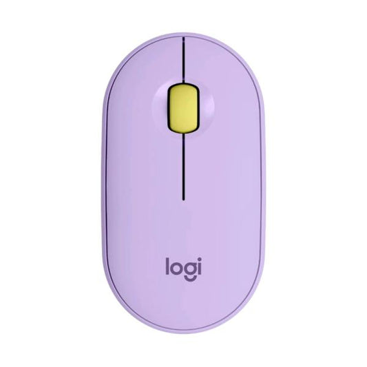 MOUSE LOGITECH PEBBLE M350 INALÁMBRICO  BLUETOOTH / NANO RECEPTOR 1000 DPI 910-006659 LAVANDA
