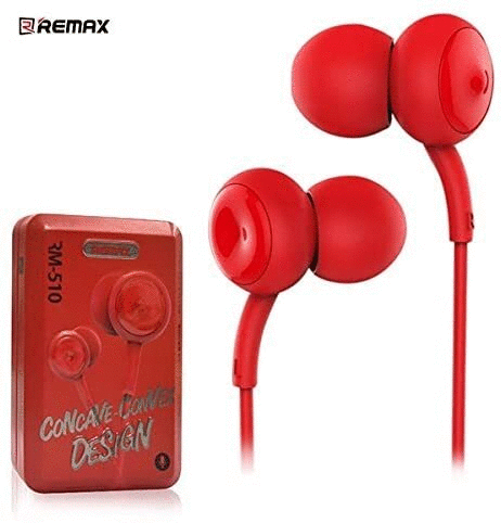 AUDIFONOS MANOS LIBRES RM-510 ROJO