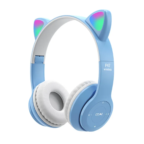 AUDIFONOS MANOS LIBRES P47M GJBY CELESTE