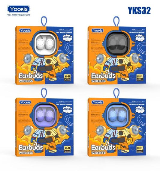 AUDIFONO MANOS LIBRES BLUETOOTH YKS32 YOOKIE AZUL