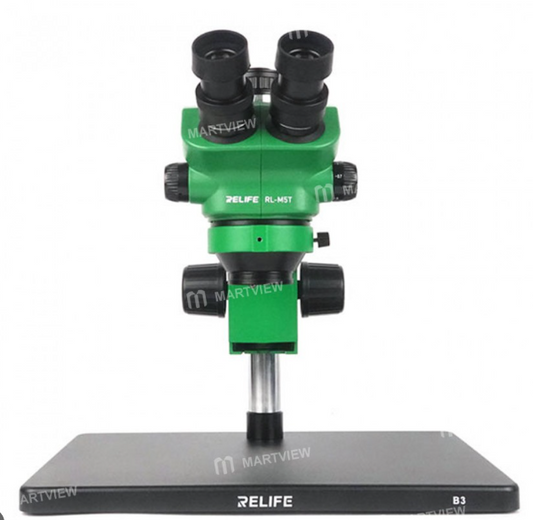 MICROSCOPIO CON LAMPARA LED RL-M5T-B3 RELIFE VERDE