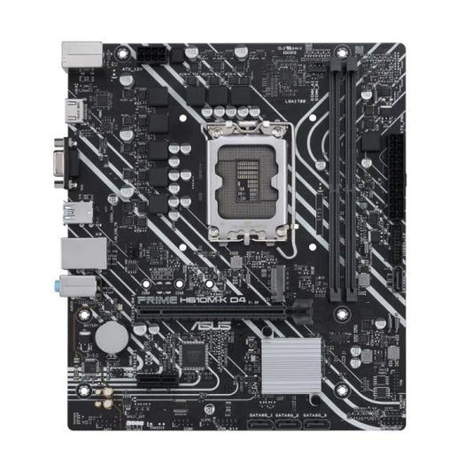 TARJETA MADRE ASUS PRIME H610M-K D4 LGA1700 M-ATX DDR4 NEGRO / BLANCO