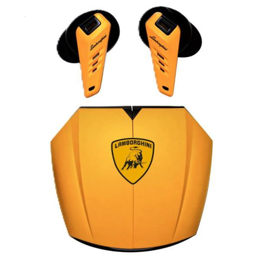 AUDIFONO LAMBORGHINI LAMBO BUD HURACAN 700 EARBUDS INALÁMBRICO BLUETOOTH ORION YELLOW AMARILLO