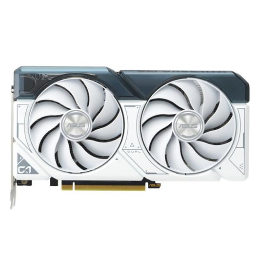 TARJETA DE VIDEO ASUS DUAL GEFORCE RTX 4060 TI WHITE OC EDITION 8GB GDDR6 2595 MHZ 90YV0J43-MVAA00 BLANCO