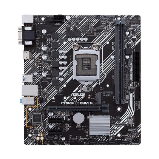 TARJETA MADRE ASUS PRIME H410M-E LGA1200 MICRO-ATX DDR4 NEGRO / BLANCO
