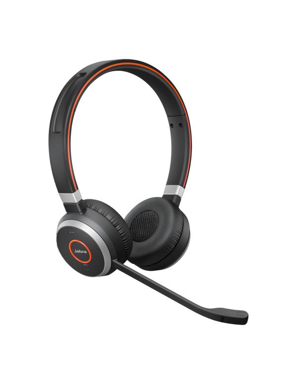 HEADSET JABRA EVOLVE 65 SE MS STEREO INALÁMBRICO (BLUETOOTH / USB) 6599-833-309 NEGRO