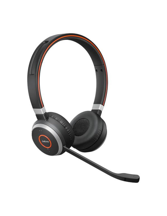 HEADSET JABRA EVOLVE 65 SE MS STEREO INALÁMBRICO (BLUETOOTH / USB) 6599-833-309 NEGRO
