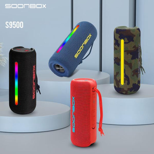 PARLANTE BLUETOOTH S9500 SOONBOX ROJA