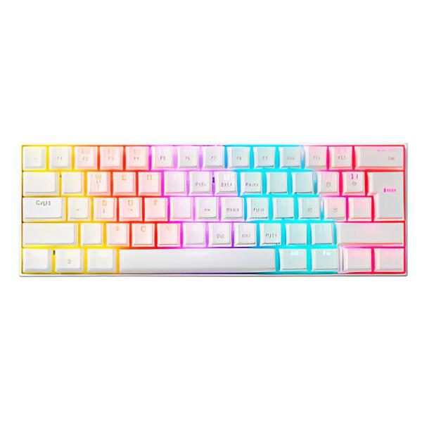TECLADO GAMING RGB XPG SUMMONER MINI MECÁNICO ALÁMBRICO USB INGLÉS SWITCH AZUL SUMMONERMINI61BL-WHCES BLANCO