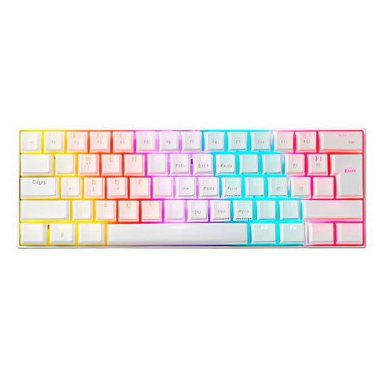 TECLADO GAMING RGB XPG SUMMONER MINI MECÁNICO ALÁMBRICO USB INGLÉS SWITCH AZUL SUMMONERMINI61BL-WHCES BLANCO