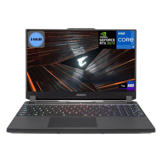 LAPTOP GIGABYTE  AORUS 15 XE4-73LA514SFHD 360HZ 15.6" I7-12700H 16GB (8GB X 2) 1TB T.V. GEFORCE RTX3070TI 8GB WIN 11 HOME-SPANISH
