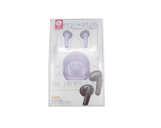 AUDIFONOS MANOS LIBRES BLUETOOTH TWS-22 YOUSHENGKU MORADO