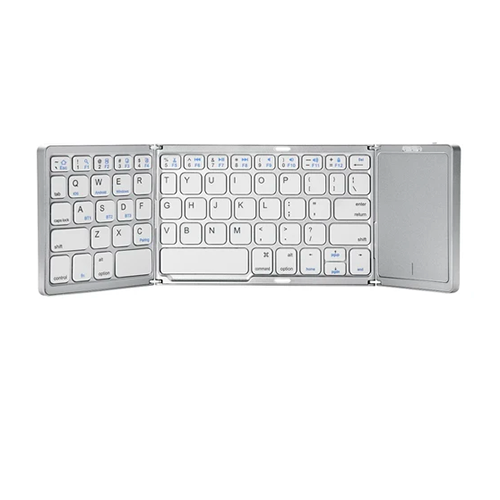 TECLADO INALAMBRICO B089T PLATEADO