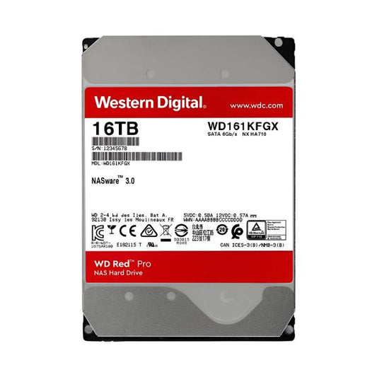 HD INTERNO 16TB 3.5 NAS WD RED PRO WD161KFGX
