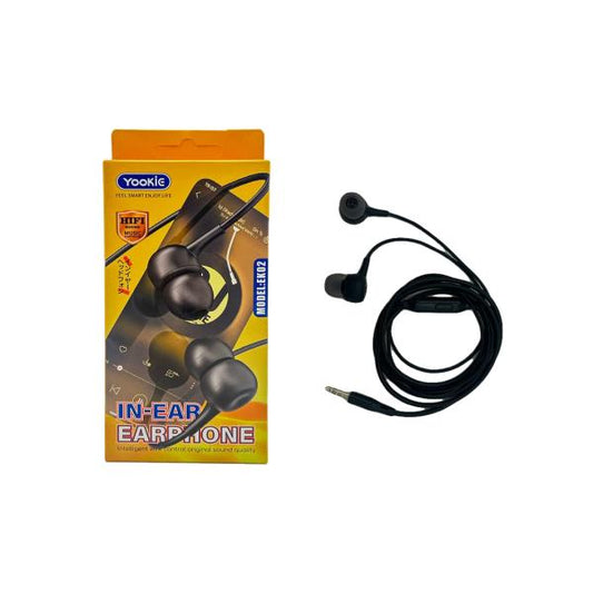 AUDIFONO MANOS LIBRES EK02 YOOKIE NEGRO