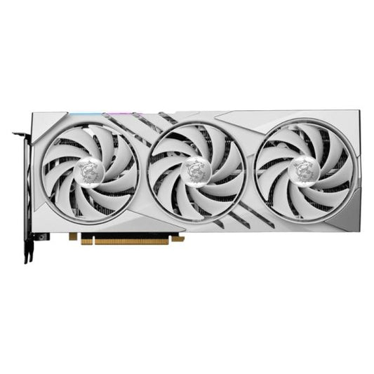 TARJETA DE VIDEO MSI GEFORCE RTX 4060 TI GAMING X SLIM WHITE 16G GDDR6 2670 MHZ 16G 912-V517-201 BLANCO