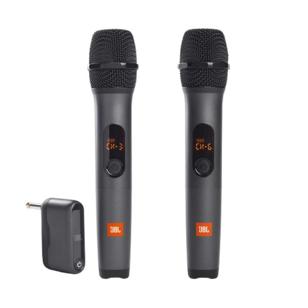 MICRÓFONO INALAMBRICO JBL CON RECEPTOR DE DOBLE CANAL NEGRO JBLWIRELESSMICAM