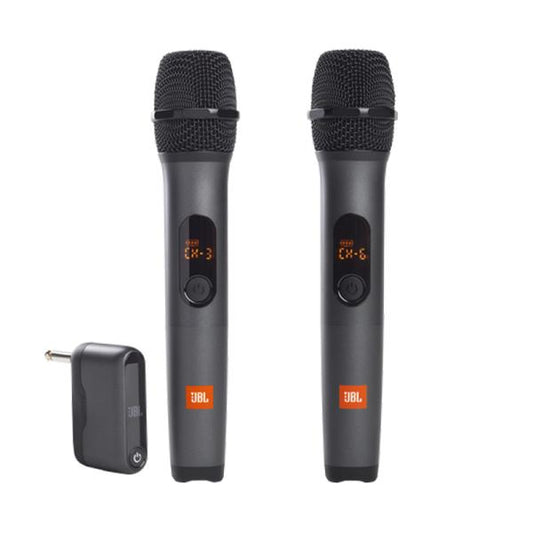 MICRÓFONO INALAMBRICO JBL CON RECEPTOR DE DOBLE CANAL NEGRO JBLWIRELESSMICAM
