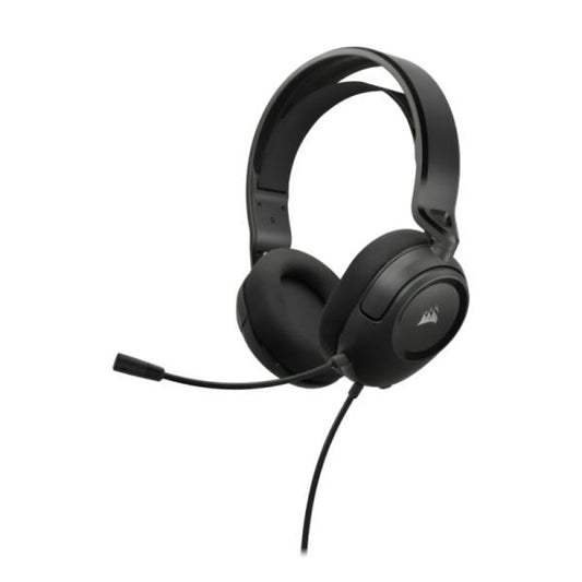 HEADSET GAMING CORSAIR HS35 V2 ALÁMBRICO 3,5MM COMPATIBLE CON PC MAC XBOX Y PLAY STATION CA-9011377-NA NEGRO