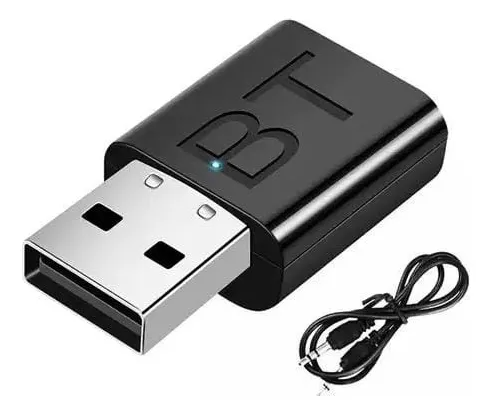 TRANSMISOR Y RECEPTOR BLUETOOTH USB TIPO A B16C NEGRO