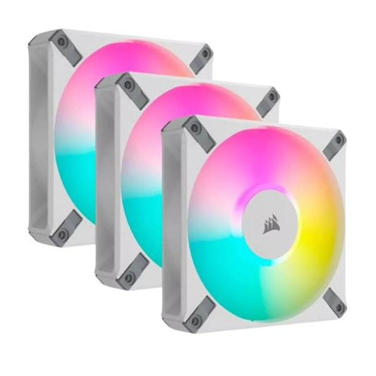 ABANICO RGB 3 EN 1 CORSAIR ICUE AF120 ELITE 120MM CO-9050158-WW/RF BLANCO