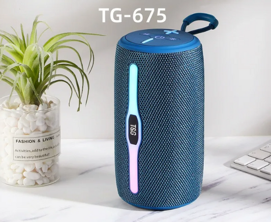 PARLANTE BLUETOOTH TG-675 T&G AZUL