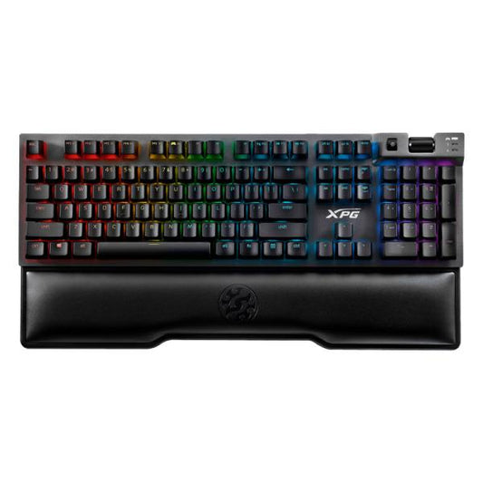 TECLADO GAMING RGB XPG SUMMONER MECÁNICO ALÁMBRICO USB INGLÉS SUMMONER4B-BKCWW NEGRO
