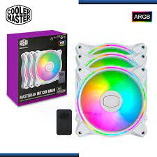 ABANICO COOLER MASTER MASTER FAN MF120 HALO 3 IN 1 WHITE MFL-B2DW-183PA-R1