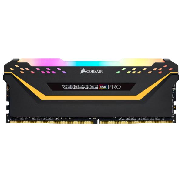 MEMORIA RAM PC 16GB (2 X 8GB) CORSAIR VENGEANCE RGB PRO DDR4 3200MHZ C16 CMW16GX4M2E3200C16-TUF NEGRO