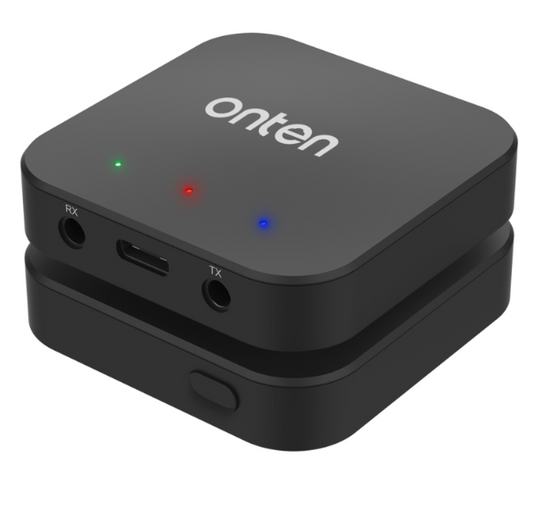 TRANSMISOR RECEPTOR Y RECIBIDOR BLUETOOTH OTN-BT102 ONTEN