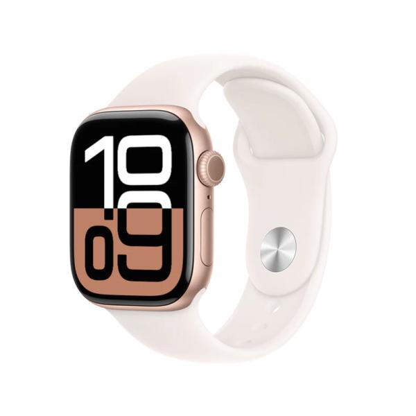 SMART WATCH APPLE APPLE WATCH SERIES 10 CAJA DE ALUMINIO ORO ROSA PANTALLA RETINA IMPERMEABLE