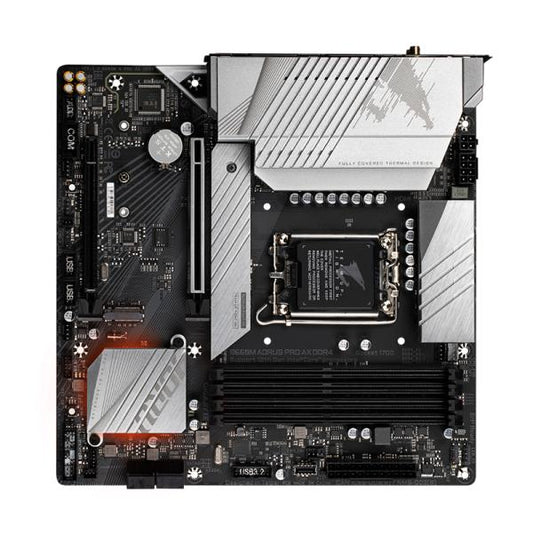 TARJETA MADRE GIGABYTE B660M AORUS PRO AX LGA1700 MICRO-ATX DDR4 NEGRO / BLANCO