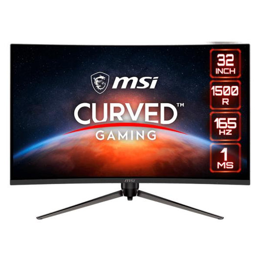 MONITOR 32" MSI OPTIX AG321CR 1920 X 1080 HD CURVO 1MS 165HZ DISPLAY PORT HDMI USB + MOUSE GAMING GM08 + DS51 HEADSET