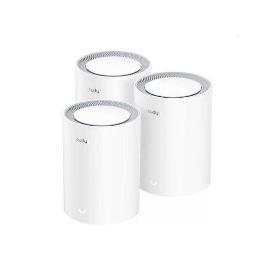 SISTEMA WIFI CUDY M1800(3-PACK) 2.0 DOBLE BANDA (5GHZ) AX1800 CUDY MESH BLANCO