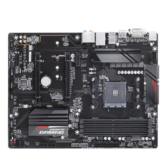 TARJETA MADRE GIGABYTE B450 GAMING X AM4 ATX DDR4 NEGRO