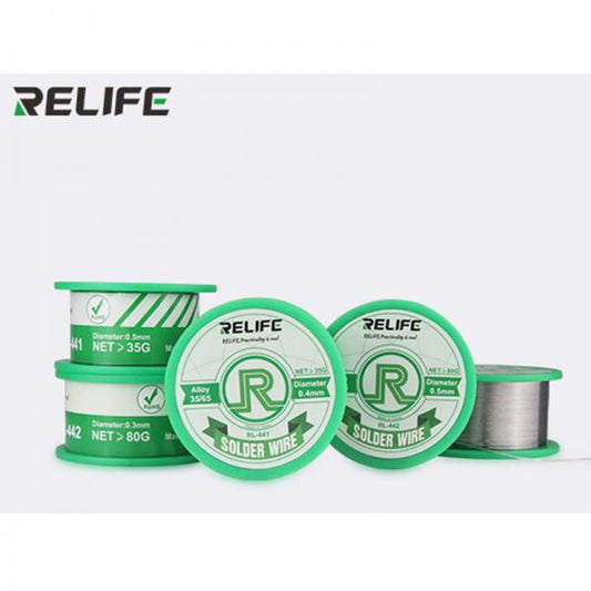 SOLDADURA ESTAÑO RL-442 100G RELIFE 0.3MM