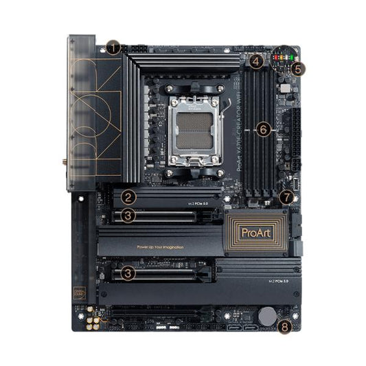TARJETA MADRE ASUS PROART X670E-CREATOR WIFI AM5 ATX DDR5 90MB1B90-M0AAY0 NEGRO