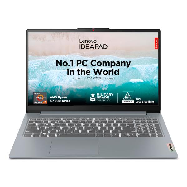 LAPTOP LENOVO IDEAPAD SLIM 3 15AMN8 15.6" RYZEN 5 7520U 8GB 512GB SSD WIN 11 INGLES GRIS 82XQ008GIN