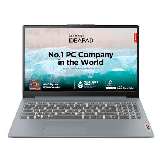 LAPTOP LENOVO IDEAPAD SLIM 3 15AMN8 15.6" RYZEN 5 7520U 8GB 512GB SSD WIN 11 INGLES GRIS 82XQ008GIN