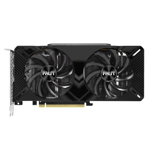 TARJETA DE VIDEO PALIT GTX 1660 DUAL 6GB DDR5 1785 MHZ NE51660018J9-1161C NEGRO