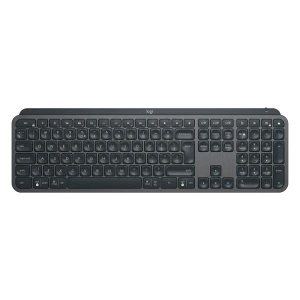 TECLADO LOGITECH MX KEYS FOR BUSINESS MEMBRANA INALÁMBRICO BLUETOOTH ESPAÑOL 920-010242 NEGRO