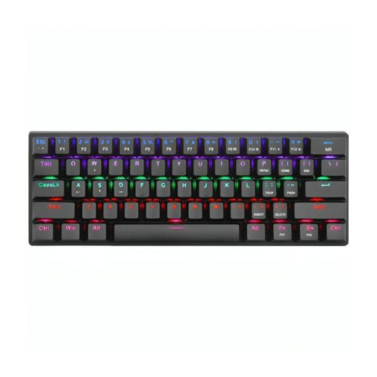 TECLADO GAMING RGB REDRAGON T-DAGGER ARENA TGK321B MECÁNICO ALÁMBRICO USB ESPAÑOL SWITCH ROJO T TGK321B RGB SP NEGRO