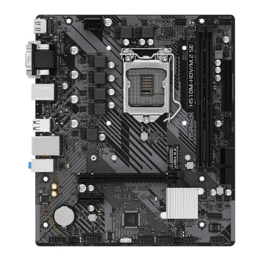 TARJETA MADRE ASROCK H510M-HDV/M.2 SE LGA1200 MICRO-ATX DDR4 90-MXBM00-A0UAYZ NEGRO