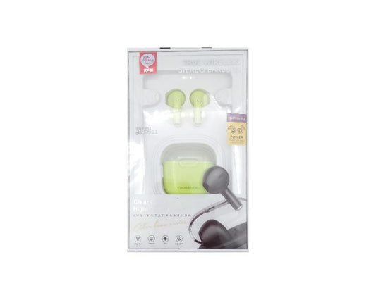 AUDIFONOS MANOS LIBRES BLUETOOTH TWS-18 YOUSHENGKU VERDE